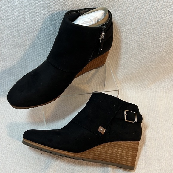 Dr. Scholl's Shoes - Dr Scholl’s women's black Create heeled ankle boots size 9 1/2